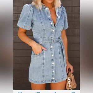 Denim dress